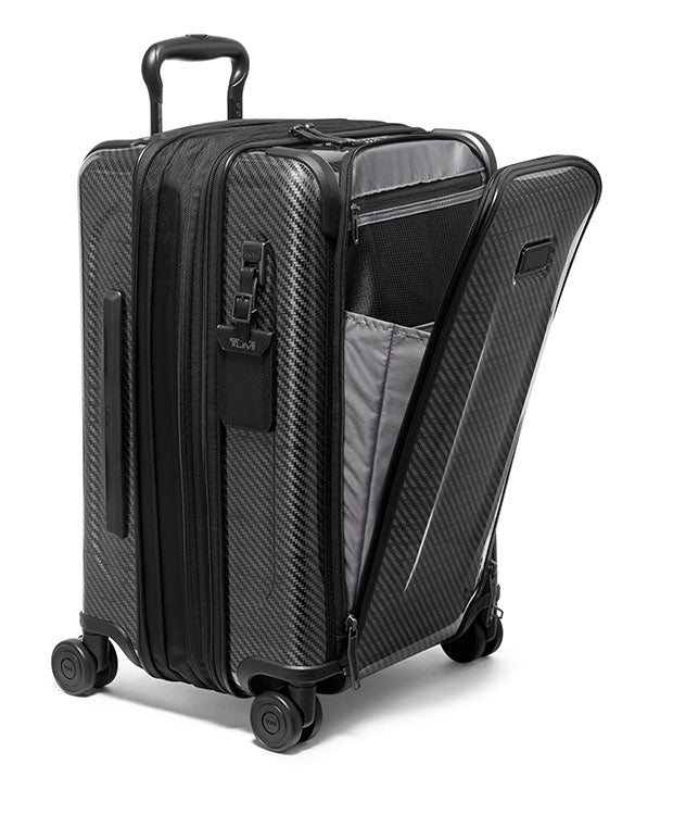 TUMI International Front Pocket Expandable 4 Wheeled Carry On