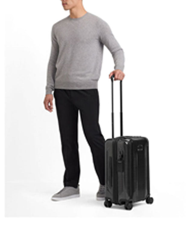 TUMI International Front Pocket Expandable 4 Wheeled Carry On