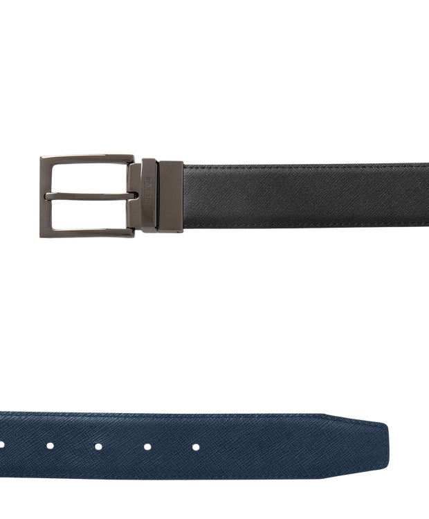 TUMI Rectangle Reversible Saffiano Leather Belt, 35mm