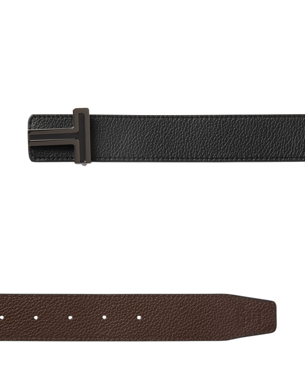 TUMI T Buckle Reversible Leather Belt 35mm