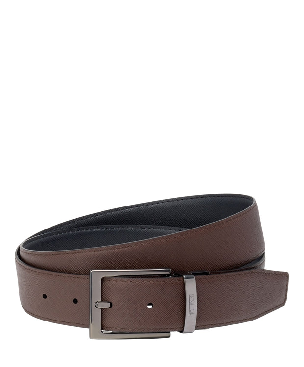 TUMI Rectangle Reversible Saffiano Leather Belt 35mm