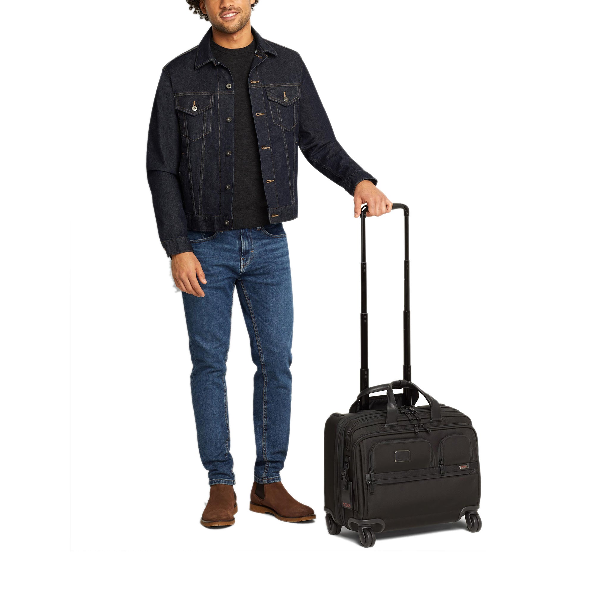TUMI Deluxe 4 Wheeled Laptop Case Brief