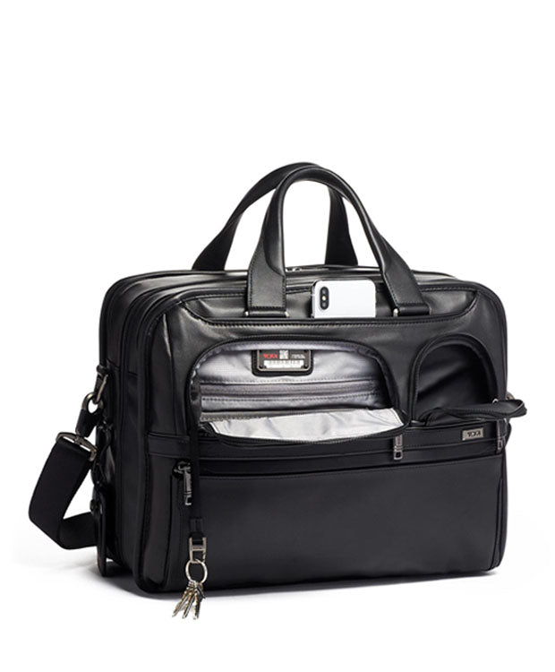 TUMI Expandable Organizer Laptop Brief