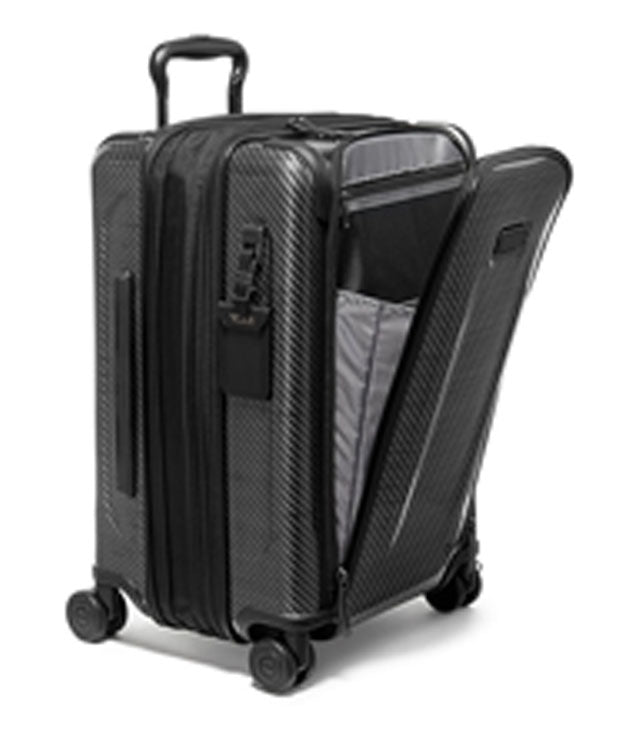 TUMI International Front Pocket Expandable 4 Wheeled Carry On