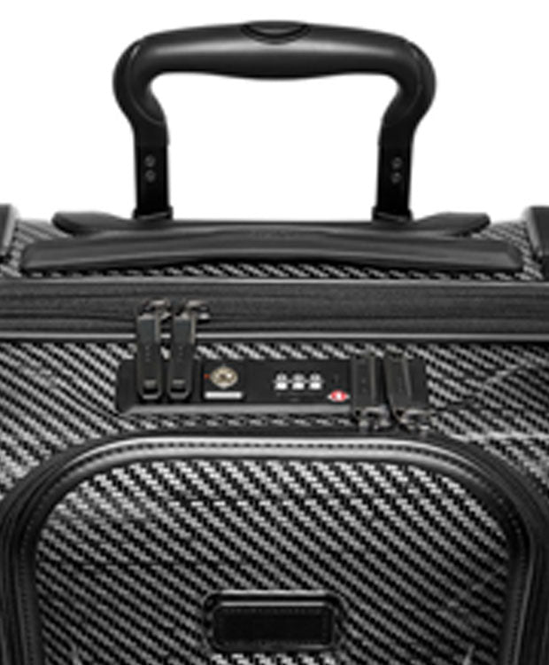 TUMI International Front Pocket Expandable 4 Wheeled Carry On