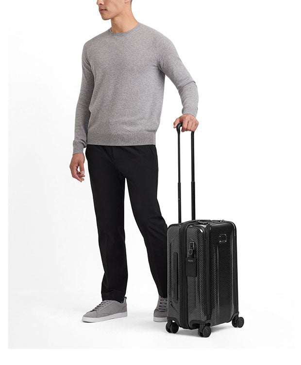 TUMI International Front Pocket Expandable 4 Wheeled Carry On